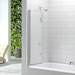Merlyn Two Panel Folding Bath Screen (1100 x 1500mm) profile small image view 3 