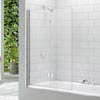 Merlyn Two Panel Folding Bath Screen (1100 x 1500mm) profile small image view 1 
