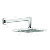 Crosswater - Planet 250mm Square Fixed Head & Wall Mounted Arm - MBPSWF25 profile small image view 1 