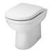 Milton 1TH Classic Bathroom Suite (BTW Pan, Concealed Cistern, Wall Hung Basin) profile small image view 3 