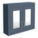 Chatsworth 690mm Blue 2-Door Mirror Cabinet profile small image view 4 