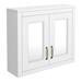 Chatsworth 690mm White 2-Door Mirror Cabinet profile small image view 3 