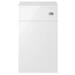 Toreno Cloakroom Suite inc. Modern Toilet (White Gloss) profile small image view 3 