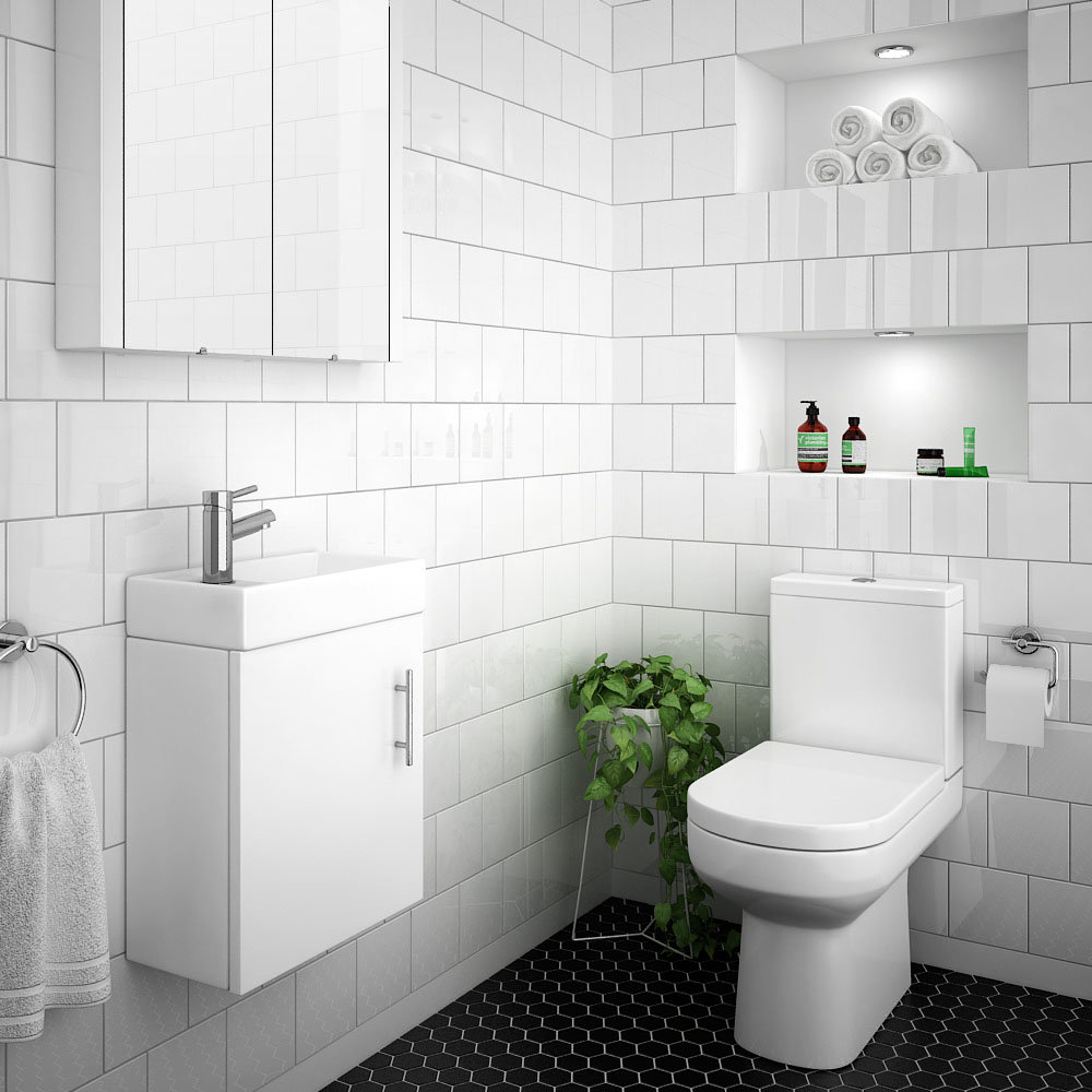 Minimalist Cloakroom Suite Now Online At Victorian Plumbing.co.uk