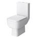 Minimalist Compact Wall Hung Vanity Unit + Series 600 Close Coupled Toilet profile small image view 3 