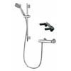 Aqualisa - Midas 100 Exposed Thermostatic Bar Valve with Slide Rail Kit & Easy Fit Bracket - MD100EBAR profile small image view 1 