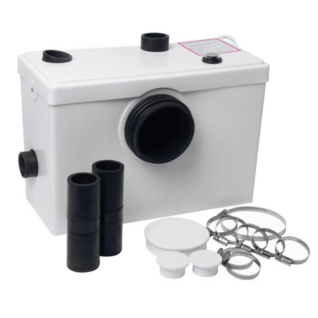 Sanitary Macerator Waste Pump System for Toilet, Basin + Bath ME90103