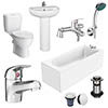 Melbourne Complete Bathroom Suite - 1700 x 700 profile small image view 1 