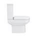 Metro Rimless Close Coupled Modern Toilet + Soft Close Seat profile small image view 4 
