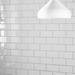 Metro Flat Wall Tiles - Gloss White - 20 x 10cm  In Bathroom Small Image
