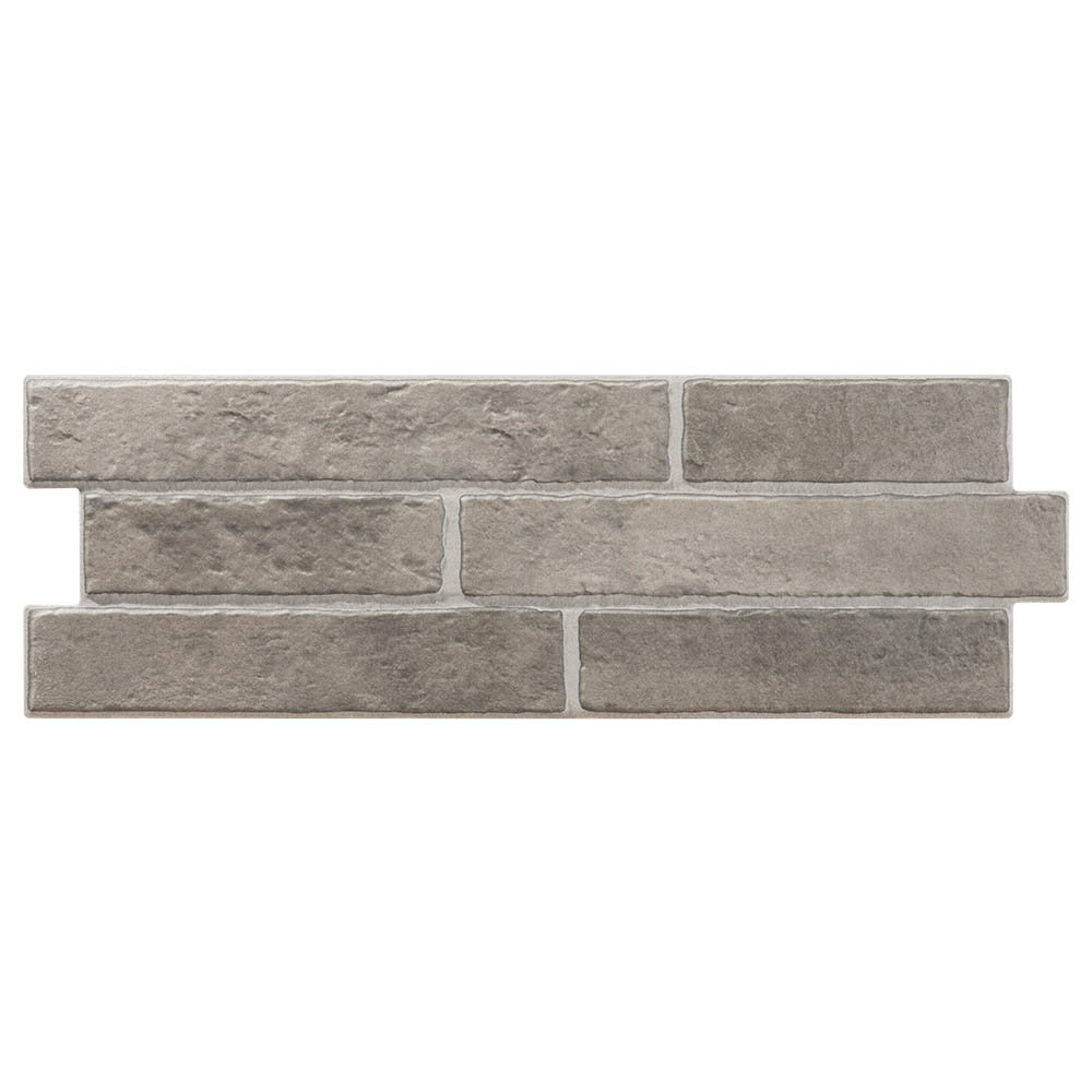 Michigan Grey Rustic Brick Effect Tiles - 170 x 520mm