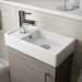 Milan Grey Avola Cloakroom Suite (Toilet, Concealed Cistern + Vanity Unit) profile small image view 2 