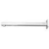Milan Square Wall Mounted Shower Arm - Chrome profile small image view 2 