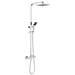 Milan Modern Thermostatic Shower - Chrome profile small image view 2 