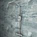 Milan Modern Thermostatic Shower - Chrome profile small image view 4 