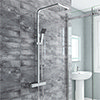 Milan Modern Thermostatic Shower - Chrome Small Image