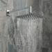 Milan 2 Outlet Shower System (Fixed Shower Head + Overflow Bath Filler) profile small image view 4 
