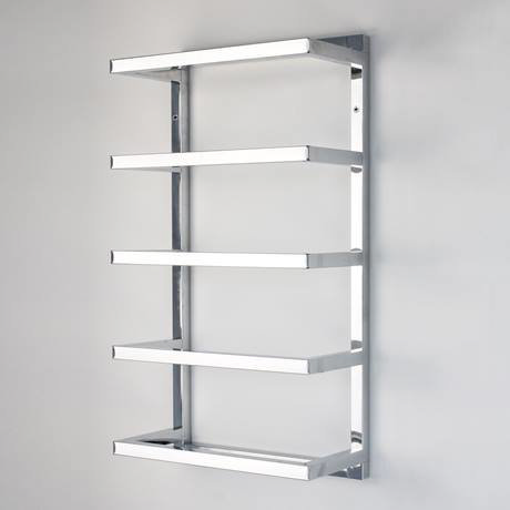 Milan 5 Tier Towel Rack - Chrome | Victorian Plumbing UK