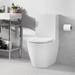 Britton Bathrooms Milan Rimless Close Coupled Toilet + Soft Close Seat profile small image view 5 