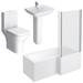 Milan Modern Shower Bath Suite profile small image view 2 