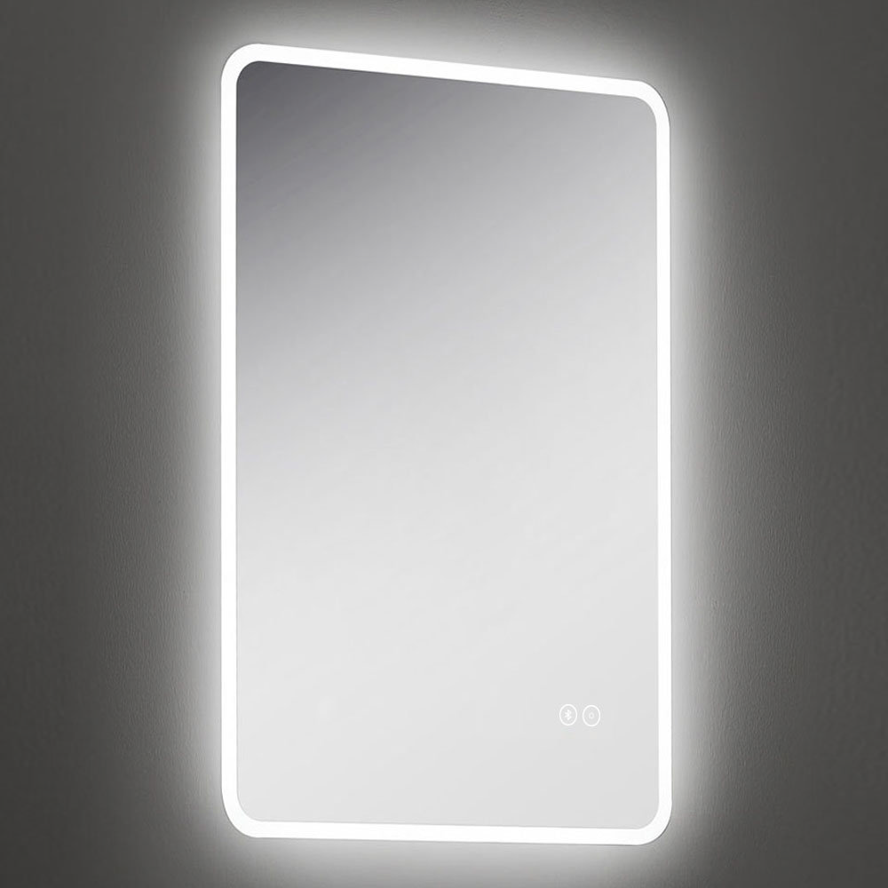 Toreno 700 x 500mm Portrait LED Illuminated Bluetooth Mirror Inc. Touch