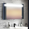 Toreno 1000 x 600mm Landscape LED Back-lit Bluetooth Mirror with Touch Sensor profile small image view 1 