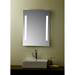 Croydex Henbury Hang N Lock Illuminated Mirror with Demister Pad 700 x 500mm - MM720300E profile small image view 3 