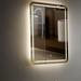 Croydex Chawston Hang N Lock Illuminated Mirror with Demister Pad 700 x 500mm - MM720400E profile small image view 4 