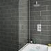 Milan Modern Shower Package (Fixed Shower Head + Overflow Bath Filler) profile small image view 2 