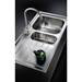 Rangemaster Manhattan 1.5 Bowl Stainless Steel Kitchen Sink profile small image view 4 