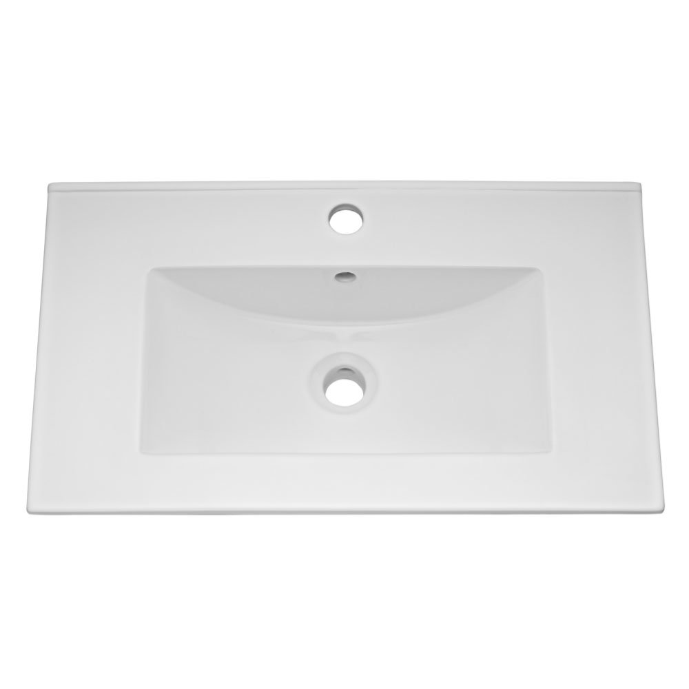 Turin 1300mm Gloss White Vanity Unit Bathroom Suite Depth 400/200mm