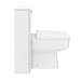 Toreno 500mm BTW Toilet Unit inc. Cistern + Square Pan (Depth 200mm) profile small image view 4 