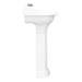 Monaco Traditional Basin + Pedestal (2 Tap Hole - Various Sizes) profile small image view 4 