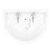 Monaco Traditional Basin + Pedestal (2 Tap Hole - Various Sizes) profile small image view 5 