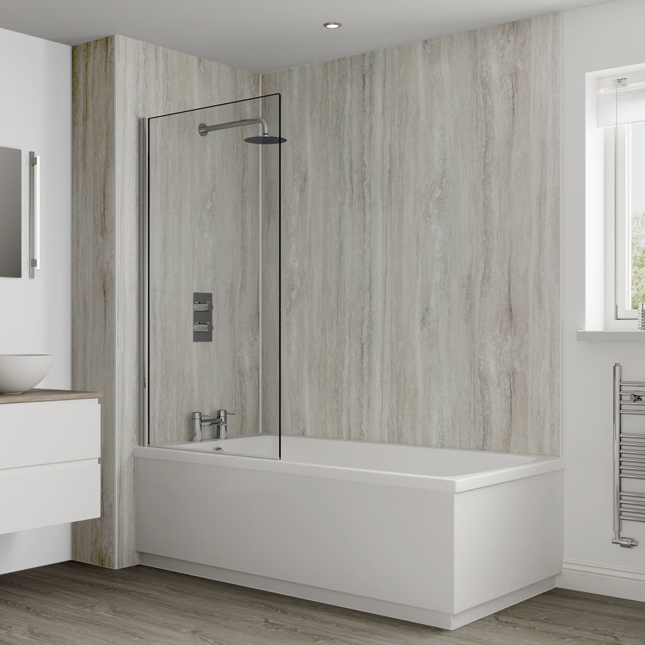 Multipanel Classic Jupiter Silver Bathroom Wall Panel
