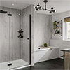 Multipanel Linda Barker Concrete Formwood Bathroom Wall Panel profile small image view 1 