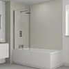 Multipanel Heritage Neutral Twill Plex Bathroom Wall Panel profile small image view 1 