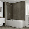 Multipanel Heritage Logan Oak Bathroom Wall Panel profile small image view 1 