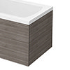 Brooklyn Grey Avola End Bath Panel for 1700mm L-Shaped Baths - MPD531 profile small image view 1 