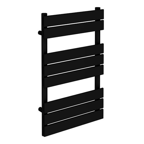 black heated towel radiator