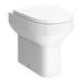 Milton Modern Round Comfort Height BTW Pan + Soft Close Seat profile small image view 2 