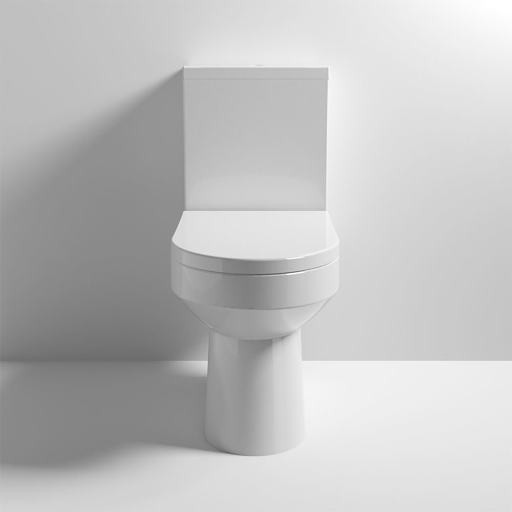 Milton Modern Round Comfort Height Toilet + Soft Close Seat Victorian Plumbing UK