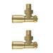 Arezzo Brushed Brass Trap and Isolating Set profile small image view 4 