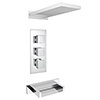 Milan Shower Package (Rainfall / Waterfall Shower Head + Waterfall Bath Spout) profile small image view 1 