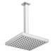 Milan 200 x 200mm Fixed Square Shower Head + Ceiling Mounted Arm profile small image view 3 