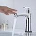 Mileto Touch Sensor Basin Tap with Integrated Soap Dispenser profile small image view 2 