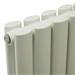 Nuie - Ricochet Double Panel Radiator - 1750 x 354mm - White - MTY082 profile small image view 3 