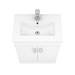 Toreno Vanity Sink With Cabinet - 600mm Modern High Gloss White profile small image view 6 
