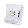 Monza 100mm Concealed Bathroom Extractor Fan with Light profile small image view 1 