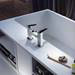 Monza Curved Modern Bath Tap profile small image view 4 